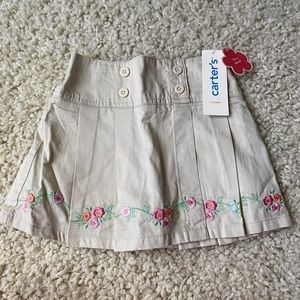 Carter’s Flower Embroidered Skirt